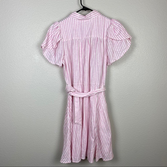 Alexis x Target Pink & White candy striper Pinstripe Dress NWT - Picture 9 of 9